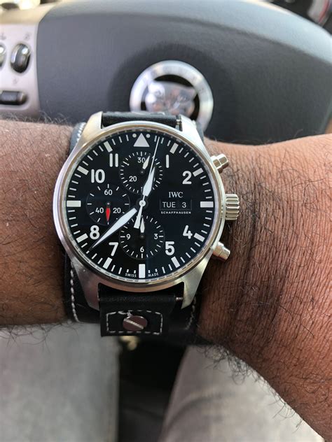 iwc pilot chronograph lug to lug